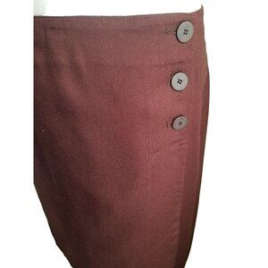 Lane Bryant Brown Skirt Kathryn Deene NY Long Professional Size 28W NWT JJ617